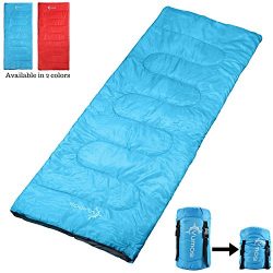 Vumos Sleeping Bag – Lightweight Adult Sleeping Bag Great for Camping, Hiking and Outdoor  ...