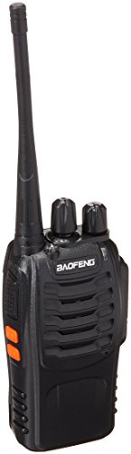 BaoFeng BF-888S Two Way Radio with Built in LED FlashLight (Pack of 4) + USB Programming Cable (1PC)