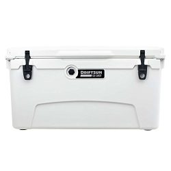 Driftsun 75 Quart Ice Chest/Heavy Duty Cooler/High Performance Commercial Grade Insulation (White)