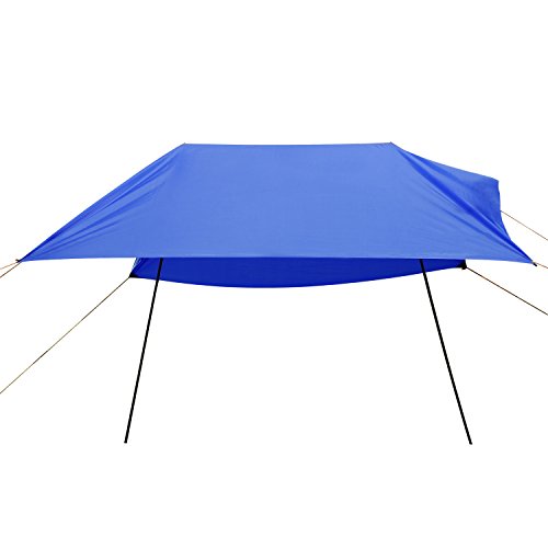 Domary Hammock Rain Fly Tent Tarp, Anti UV Beach Tent Sun Shelters, Portable Canopy Sunshade wit ...