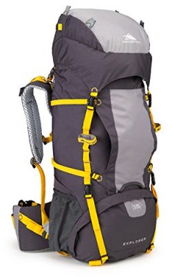High Sierra Explorer 55L Top Load Internal Frame Backpack Pack, High-Performance Pack for Backpa ...