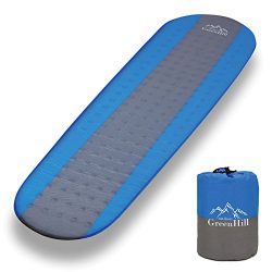 Sleeping Pad – Premium Self Inflating sleeping pad – lightweight and compact – Ideal Backpacking ...