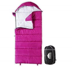 All Season Kids Sleeping Bag – Perfect for Children’s Camping, Backpacking & Sle ...