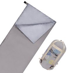 JBM Sleeping Bag with Compact Bag 4 Seasons 0℃/30℉ Multi Color Blue Green Insulated Waterproof a ...