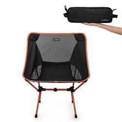 Sunyear Lightweight and Foldable Camp Backpacking Chair, Portable, Breathable and comfortable, P ...