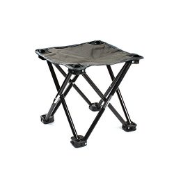 OUTRY Folding Camping Stool, Lightweight Portable Camping Stool, Outdoor Folding Chair for Campi ...