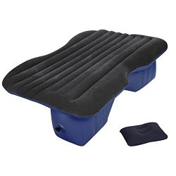 Ancheer Multifunctional Inflatable Car Mattress, Car Inflation Bed, Travel Air Bed Camping Car B ...