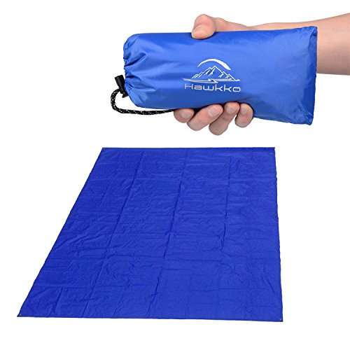 Hawkko Pocket Blanket, Compact Blanket, Oversize(87″x71″), Soft Lightweight Waterpro ...