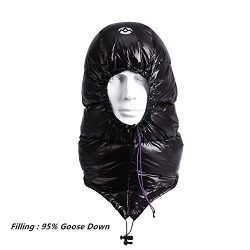 WIND HARD Winter Down Hat Ultra-light Windproof Waterproof Sleeping Bag Trooper Hunting Trapper  ...