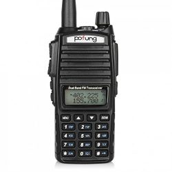 BaoFeng Pofung UV-82 Dual Band Two-Way Radio 136-174MHz VHF & 400-520MHz UHF (Black)