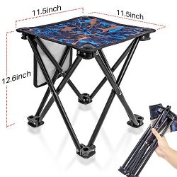 Small Folding Stool Portable, Mini Step Slacker Stool Camping Folding Chairs Outdoor, Collapsibl ...