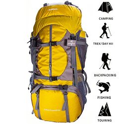 R ? HORSE Adventure 65L+5L Internal Frame Backpack; Great Backpacking Gear; Hiking Backpacks for ...