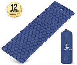 Premium Ultralight Sleeping Pad – Inflatable Compact Sleeping Mat for Camping, Hiking, and ...