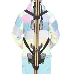 YYST Ski Tote | Skis and Poles Backpack Carrier | Ski and Pole Carry Sling Strap| ski Shoulder S ...