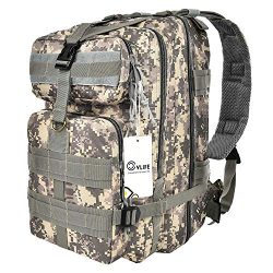 CVLIFE Outdoor Tactical Backpack Military Rucksacks for Camping Hiking Waterproof 30L (ACU)