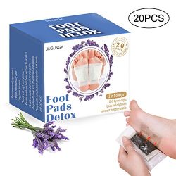 Foot Pads Body Relief Remove Impurities 20Pack for Foot Care Cleansing Improve Sleeping Stress-R ...