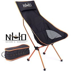 Ultralight Camping Chair – Folding, Compact, Lightweight & Portable. Comfortable Desig ...