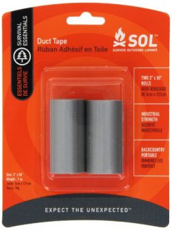 S.O.L. Survive Outdoors Longer Duct Tape, 2″ x 50″ 2 Count
