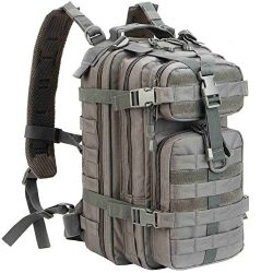 WolfWarriorX Military Tactical Assault Backpack Hiking Bag Extreme Water Resistant Small Rucksac ...