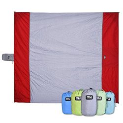 MIU COLOR Outdoor Beach Blanket – Compact Waterproof and Sandproof Lightweight Blanket for ...