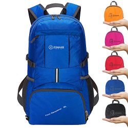 ZOMAKE Ultra Lightweight Hiking Backpack, 35L Packable Water Resistant Travel Daypack Shool Bag  ...