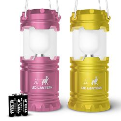 MalloMe LED Camping Lantern Flashlights For Backpacking & Camping Equipment Lights – B ...