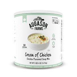 Augason Farms Cream of Chicken Chicken Flavored Soup Mix 3 lbs 4 oz No. 10 Can