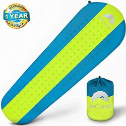 BeCamp Self Inflating Sleeping Pad – Sleeping Pad – Lightweight Sleeping Pad – Mat f ...