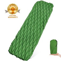 Wuayur Ultralight Sleeping Pad – Inflatable Camping Mat for Backpacking,Traveling and Hiki ...