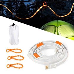 YINGSHOU LED Rope Lights for Camping Hiking Safety and Emergency – Portable LED Strip Ligh ...