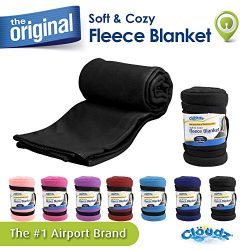 Cloudz Fleece Blanket – Black