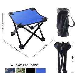 Kanchimi Light Folding Camping Stool, Sturdy Outdoor Folding Chair Slacker Chair for BBQ,Camping ...