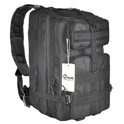 CVLIFE Outdoor Tactical Backpack Military Rucksacks Camping Hiking 30L (Black)