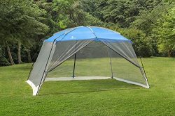 ALPHA CAMP Screen House & Room Canopy Tent with Mesh Side Walls and Carry Bag – 13R ...