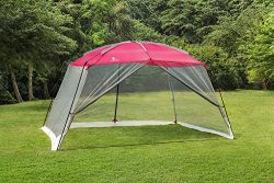 ALPHA CAMP Screen House & Room Canopy Tent with Mesh Side Walls and Carry Bag – 13R ...