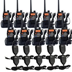 Retevis RT-5RV 2 Way Radios 5W VHF/UHF Radio 128CH Dual Band 136-174/400-520 MHz VOX CTCSS/DCS F ...