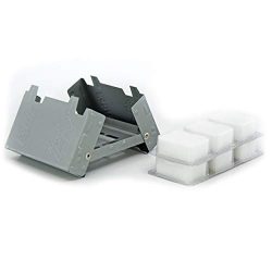 Esbit Ultralight Folding Pocket Stove with Six 14g Solid Fuel Tablets