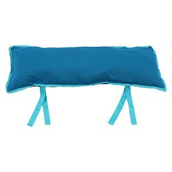 Sunnydaze Large Hammock Pillow with Ties, Outdoor Camping Pillow, Weather Resistant, Teal