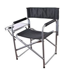 Stansport Folding Director’s Chair with Side Table