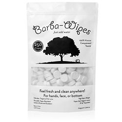 Barba-Wipes | Super Soft Compressed Wipe | Compressed Towel | Expandable Towel | 100% Viscose |  ...