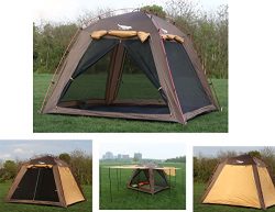 Luxe Tempo Screen House Tent Screen Room Lightweight for Beach Backyard Camping 3 Person Tall Fa ...