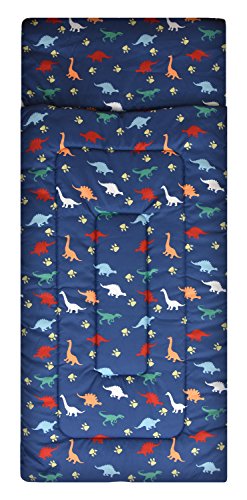 American Kids Dino Sleeping Bag, Navy