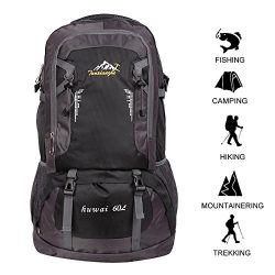 Gohyo 60 L Waterproof Ultra Lightweight Packable Climbing Fishing Backpack Hiking Daypack,Handy  ...